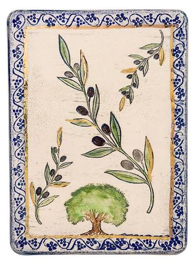 Olive Wall Plaque