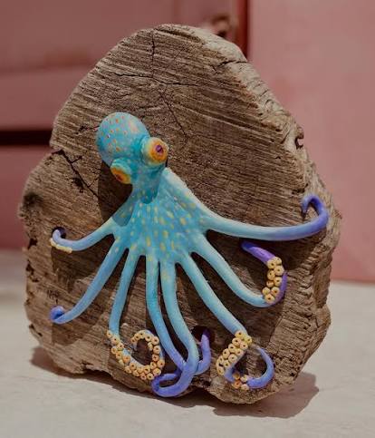 Clay Octopus Figure