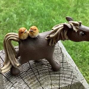 Garden Donkey Figure